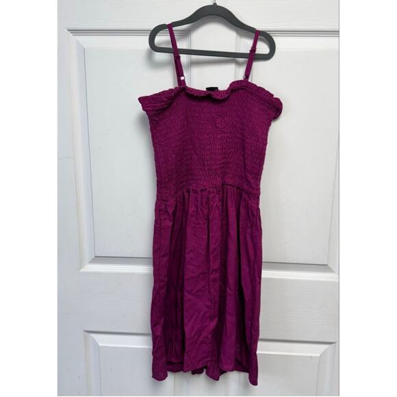 Art Class Sun Dress Girls Size XL (14-16) Magenta Purple Sleeveless Casual - Picture 2 of 7